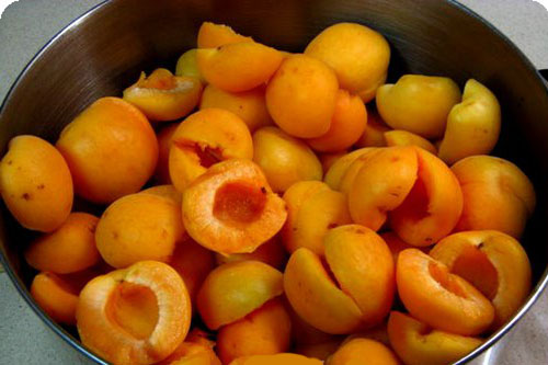 förbered aprikoser