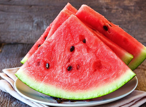 Mogna, saftiga, söta vattenmelon